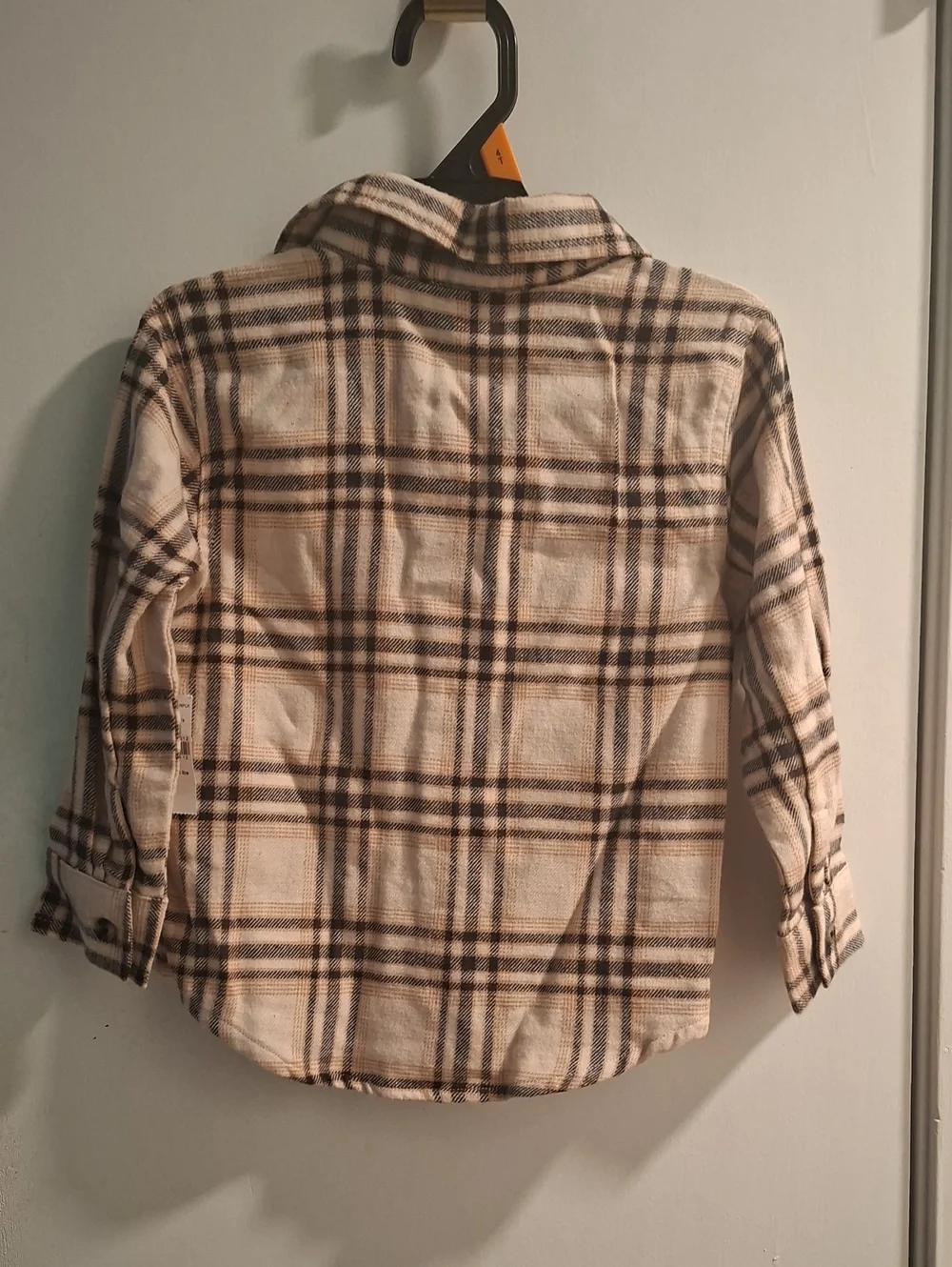 Old Navy 3T Puffer Vest with Plaid Shirt
